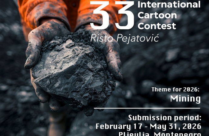 سی و سومین مسابقه بین‌المللی کارتون Risto Pejatovic مونته‌ نگرو ۲۰۲۶