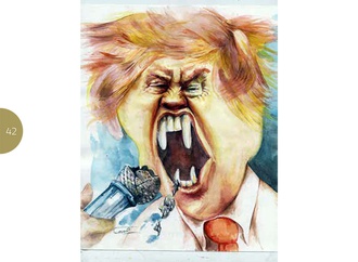 
                                                            trump portrait 40