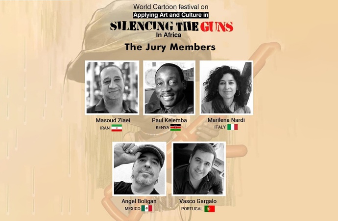 داوران جشنواره جهانی کارتون خاموشی سلاح‌ها درآقریقا