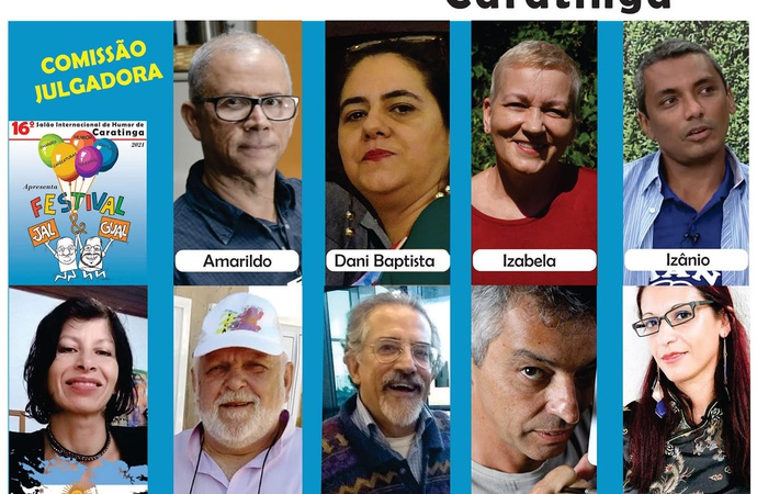 اعضای هیئت داوران شانزدهمین مسابقهٔ‌ بین‌المللی کارتونی طنز برزیل، ۲۰۲۱