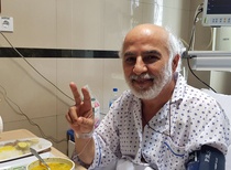 استاد بهمن عبدی در بستر بیماری