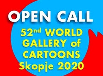 فراخوان پنجاه ودومین گالری جهانی کارتون اسکوپیهٔ مقدونیه  ۲۰۲۰