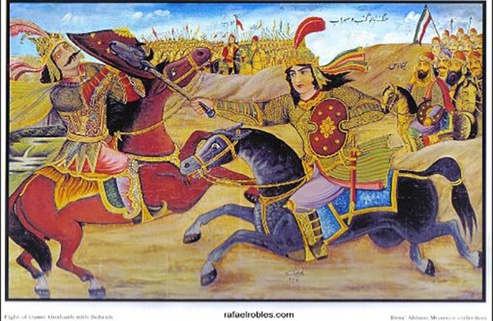 تصویرسازی آثار منظوم ادبی/مرتضی اسدی