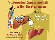دومین مسابقۀ بین‌المللی کارتون «سلامت کبد»، هند، 2024