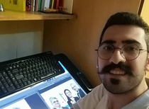 گفتگوی اختصاصی با علی آهنگر کاریکاتوریست