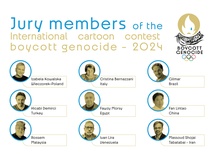 هیئت داوران مسابقۀ بینالمللی کارتون «نسلکشی را تحریم کنیم»، 2024