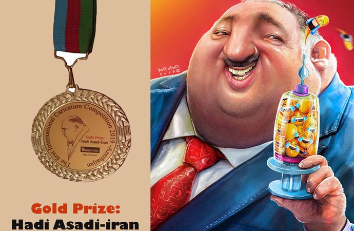برندگان مسابقه بین المللی کاریکاتور آذربایجان معرفی شدند.