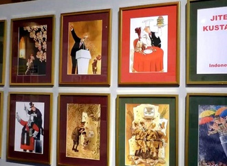 نمایشگاه آثار جیتت کاستانا، هنرمند اندونزیایی در موزۀ ملی هنرِ کشور رومانی