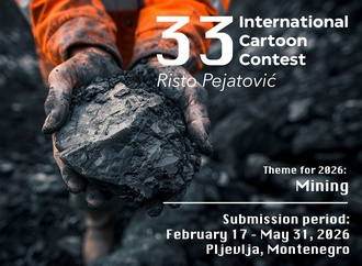 سی و سومین مسابقه بین‌المللی کارتون Risto Pejatovic مونته‌ نگرو ۲۰۲۶