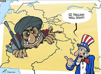 نتیجه هزینه ۲ تریلیون دلاری آمریکا در افغانستان!