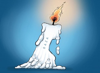 غزه در حال سوختن است