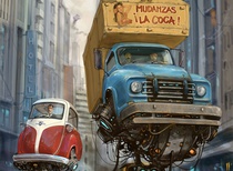 اثر Alejandro Burdisio (Burda)، دنیای آهن‌پاره‌ها