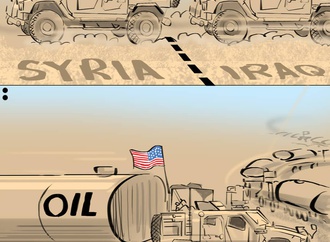 آمریکا ۳۷ تانکر نفت سوریه را از طریق عراق قاچاق کرد