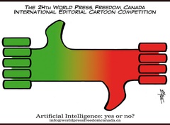 بیست و چهارمین مسابقۀ بین‌المللی کارتون مطبوعاتی، کانادا، 2024