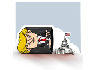 خداحافظی ترامپ از کاخ سفید