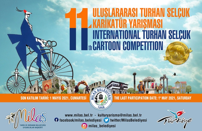 برندگان یازدهمین مسابقهٔ بین‌المللی کارتونی تورهان سلچوک، ترکیه، ۲۰۲۱