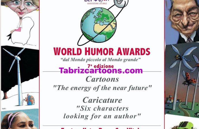 برندگان هفتمین مسابقۀ جایزۀ جهانی طنز،ایتالیا،2022