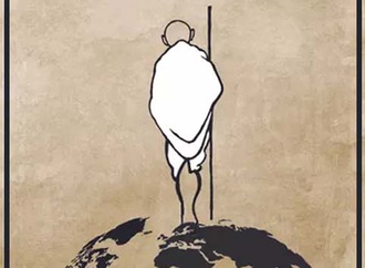 اولین مسابقۀ بین‌المللی کارتون  مهاتما گاندی