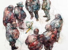 گالری آثار واکنش هنرمندان کارتونیست به قتل عام در رفح