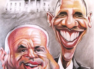 نقاشی قدیمی اوباما fh مک قابیل