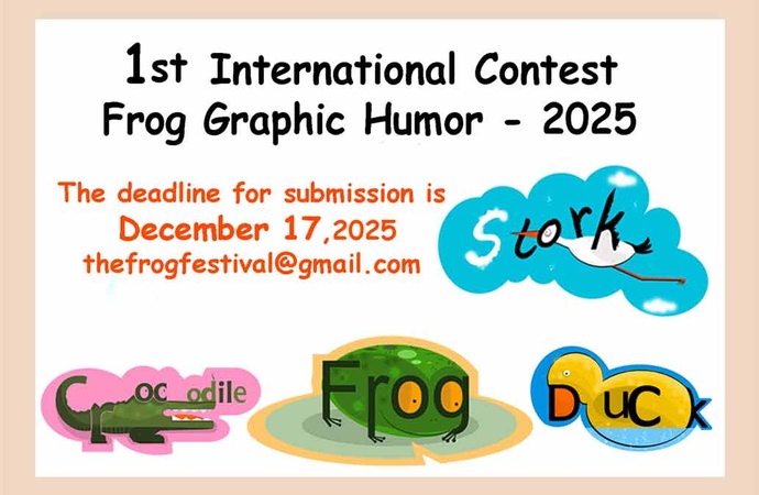 اولین مسابقۀ بین‌المللی طنز گرافیکی «قورباغه»، ترکیه، 2025