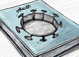 مقابله با کرونا در کشورهای حوزه خلیج فارس بوسیله کارتون