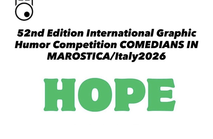 پنجاه و دومین مسابقه بینالمللی طنز گرافیکی UMORISTIA MAROSTICA ایتالیا | ۲۰۲۶