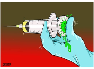 له کردن کرونا با واکسن
