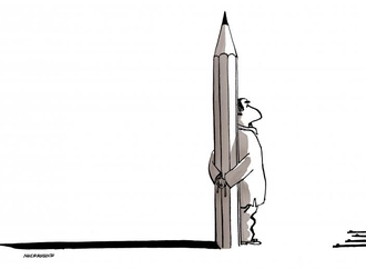 اعتراض کارتونیست ها به بازداشت عماد حجاج