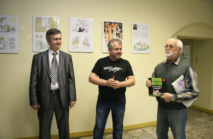 نمایشگاهی از آثار Oleg Gutsol در خانۀ Pechati