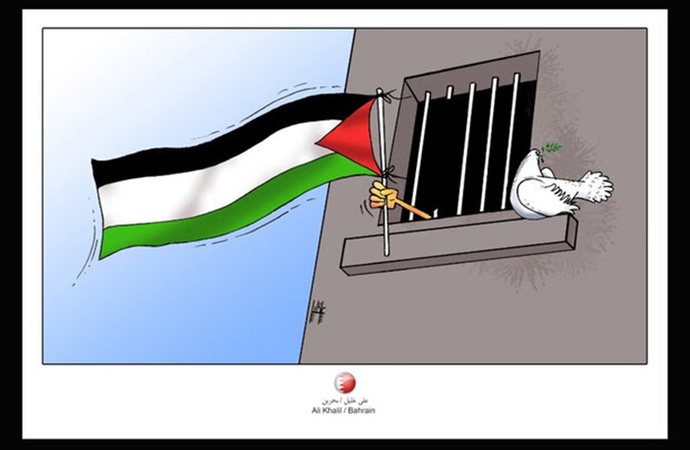 روایت فلسطین در نمایشگاه کارتون و نقاشی تجلی مقاومت