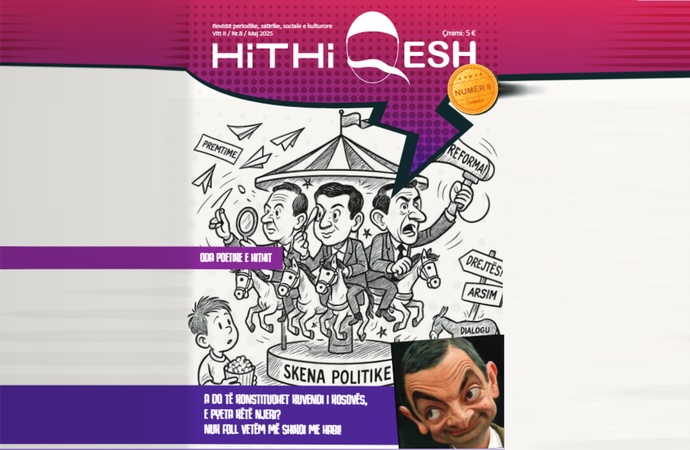شماره هشت مجله ی HiTHi QESH  کوزوو منتشر شد.