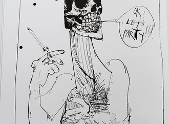 
                                                            ralph steadman dibujante4