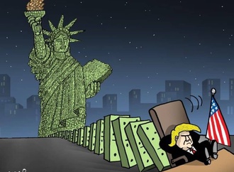 وضعیت ترامپ و مجسمه آزادی