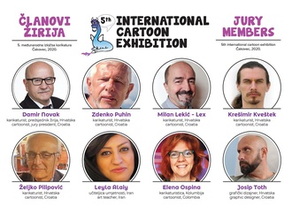 هیئت داوران پنجمین نمایشگاه بین‌المللی کارتون چاکوتس، کرواسی ۲۰۲۰