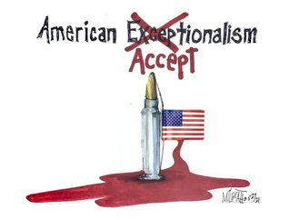 تیراندازی‌ های آمریکا در کارتونی از دب میلبراس