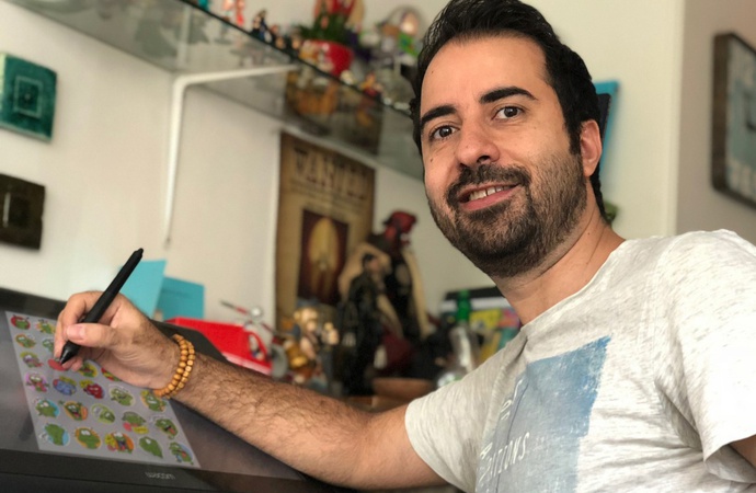 علی رادمند،داور اولین مسابقه سال استیکر