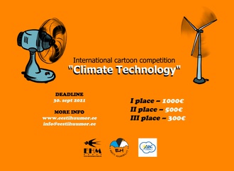 International cartoon competition“Climate Technology“ Estonia 2021