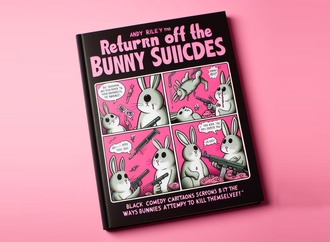 Return of the Bunny Suicides, black cartoons by Andy Riley
