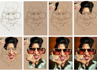 Gallery of caricatures by Gary Javier From USA