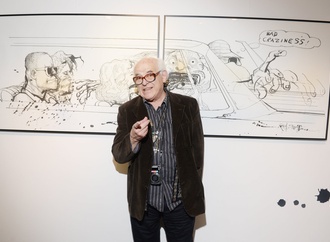 interview with Ralph Steadman , great artist from UK