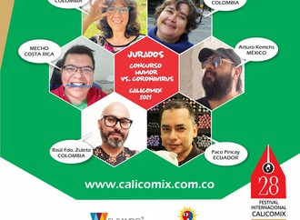 Jury members of  The 28th Calcomix international festival -Colombia 2021
