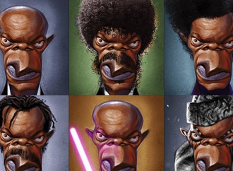 Samuel L Jackson by Anthony Geoffroy