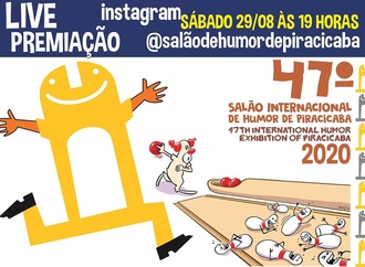 Live award of the 47th International Piracicaba Humor Hall