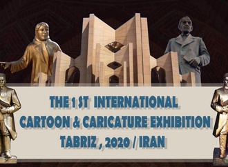 The 1st International Cartoon Exhibition Tabriz,/Iran 2020