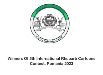 Winners of the 5th INTERNATIONAL RHUBARB CARTOON CONTEST/ROMANIA,2023