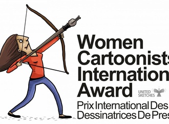 The winners of Women Cartoonists International Award