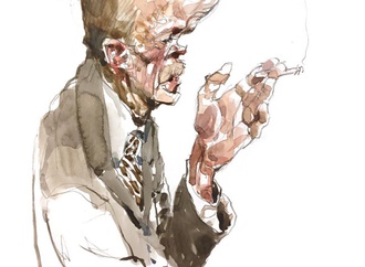 allen tate watercolor sketch