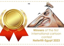Winners of The first international cartoon contest-Nefertiti-Egypt 2023