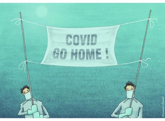 COVID GO HOME!